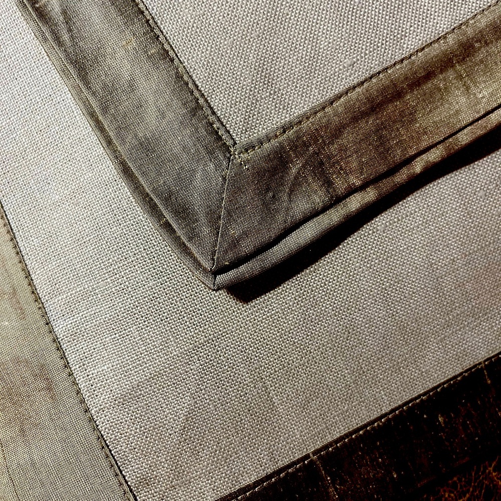 Linen/silk napkins